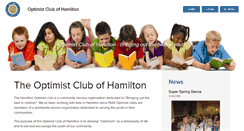 Desktop Screenshot of optimistclubofhamilton.org